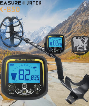 Treasure Hunter GX850 Professionele Metaaldetector - 11" Waterdichte Spoel, Goudzoeker