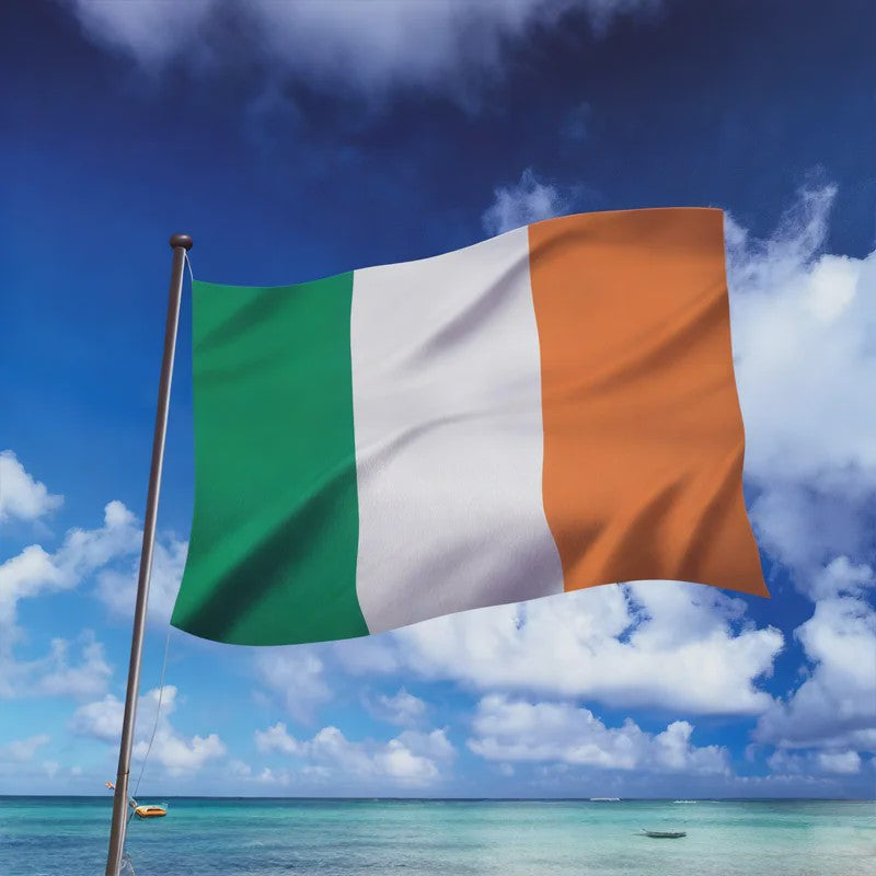 Ierse Vlag 90x150cm - Nationale Landenvlag van Ierland voor Decoratie