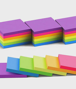 Kleurrijke Sticky Notes Set - Kawaii Notitieblokjes voor Kantoor & School