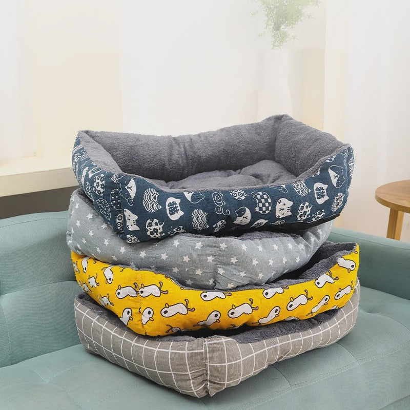 Warm Winter Huisdier Bed - Comfortabel Hondenkussen & Kattenmand voor Puppy's en Grotere Honden