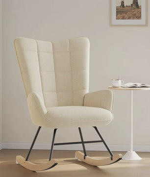 Comfortabele Schommelstoel met Zachte Zitting - Ergonomisch en Stijlvol voor Woonkamer of Slaapkamer