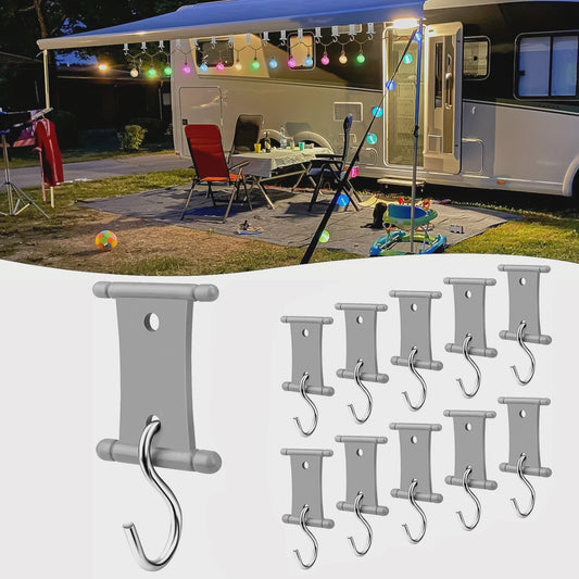 Set S-Haken voor Camping Luifel, Caravan & Camper - Handige Ophanghaken