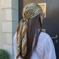 Luxe Zijden Vierkante Sjaal 90x90cm - Stijlvol Foulard voor Dames