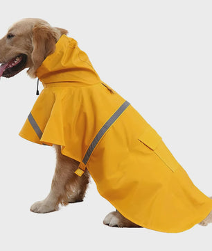 Modieuze Hond Regenjas met Capuchon - Stijlvol en Waterdicht