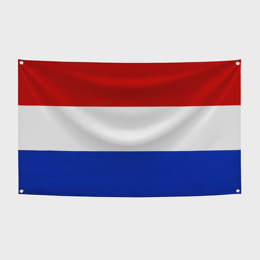 Nederlandse Vlag 90x150cm - Polyester Decoratie Banner