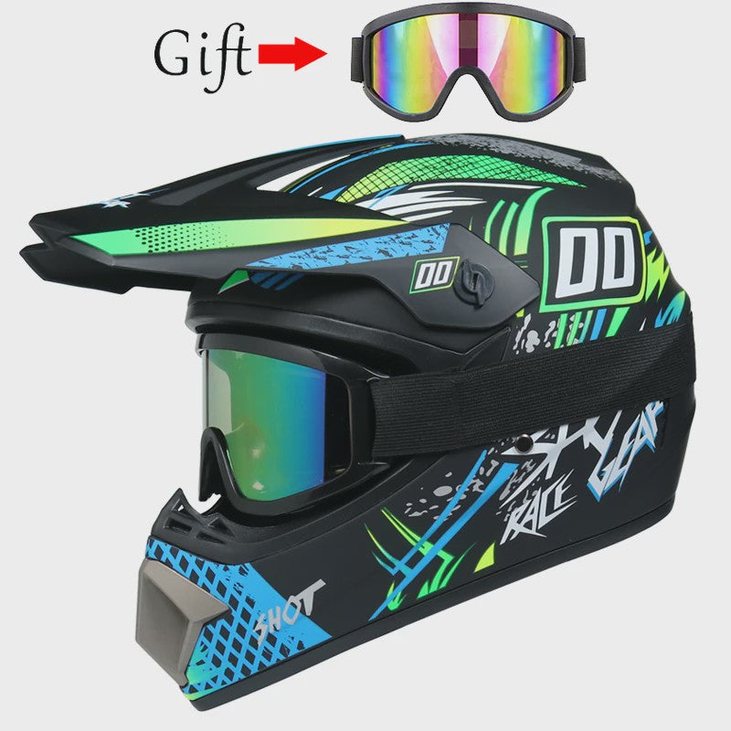 Off-Road Motorcross Helm voor Kinderen & Jongeren - Veilig & Stijlvol