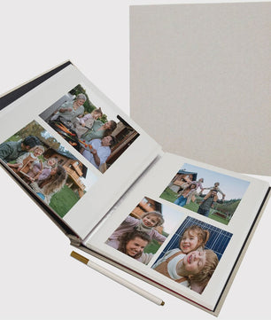 Linnen Fotoalbum Zelfklevend - DIY Scrapbook voor 2x3 tot 8x10 Inch Foto's