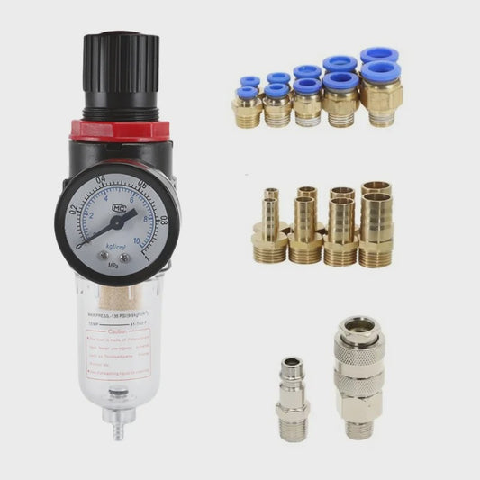 AFR-2000 Pneumatische Filter met Drukvregelaar en Manometer