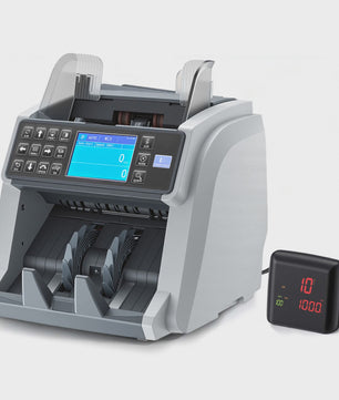 Geldtelmachine SucceBuy: Gemengde coupures tellen met valsgelddetectie en extern display