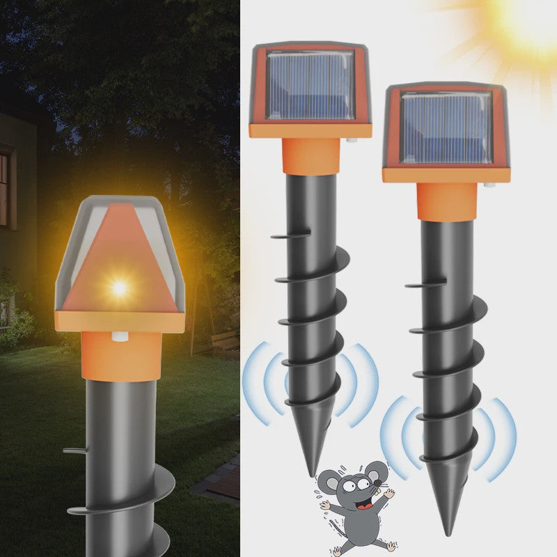 Solar Mollenverjager & Slangenverjager - Geluidsgolf & IP66 Waterdicht