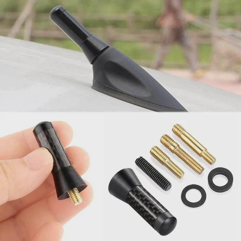 Stijlvolle Carbon Fiber Auto Antenne - Verbeterd Signaal