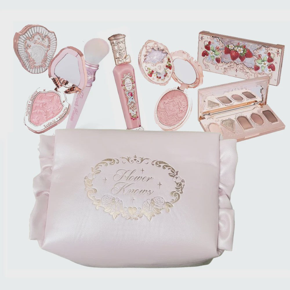 Flower Knows Luxe Make-up Cadeaubox: Foundation, Blush, Lip Cream & Tas