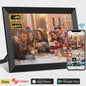 Frameo Smart WiFi Digitale Fotolijst 10.1 Inch HD Touchscreen met 32GB/64GB Opslag en Wandmontage