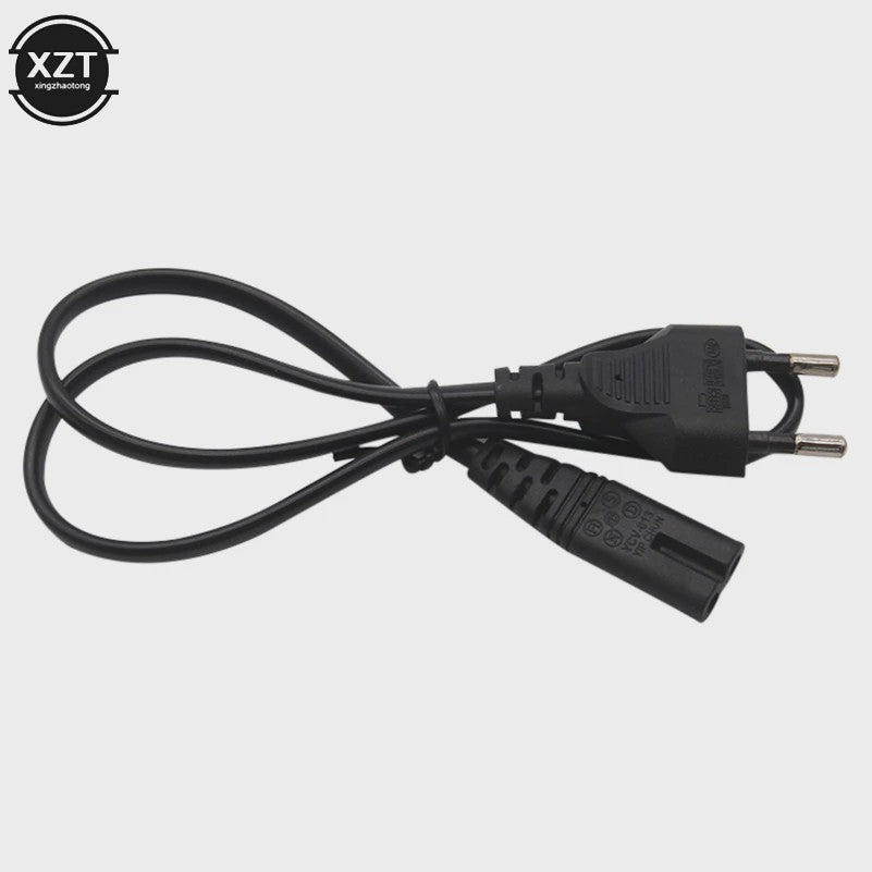 0.6M EU Stroomkabel met C7 Connector (Figure-of-Eight) - Voeding voor Laptop, Desktop, Radio, Xbox