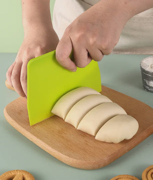 Plastic Deegschraper en Boterschraper met Gladde Rand - Bakgereedschap