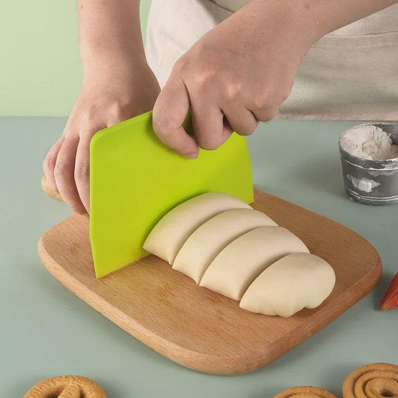 Plastic Deegschraper en Boterschraper met Gladde Rand - Bakgereedschap