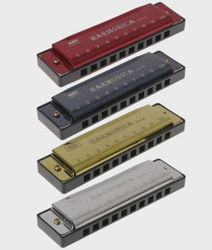 Diatonische Mondharmonica in C - 10 Gaten - Ideaal voor Beginners & Kinderen - Inclusief Hoesje