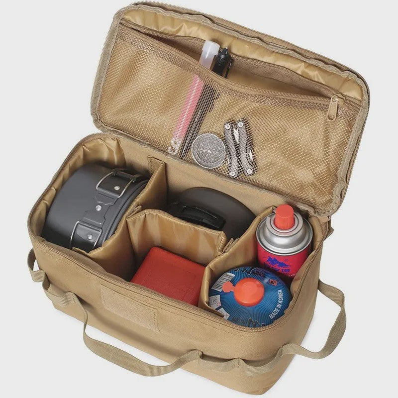 Ruime Camping Opbergtas voor Gasflessen & Kookgerei - Draagbaar & Georganiseerd