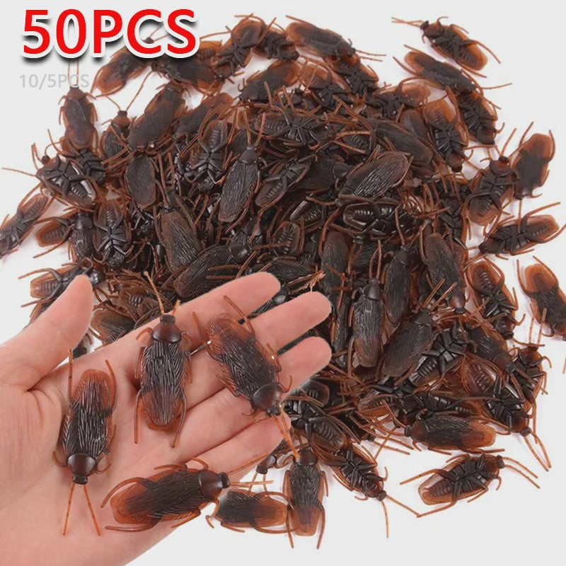 Nep Insecten Set: 50x Kakkerlakken, Duizendpoten & Schorpioenen - Griezelige Props voor Feestjes & Halloween