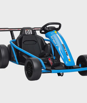 Elektrische Gokart voor Kinderen - 2x 24V Motoren, Drift Mode, Blauw