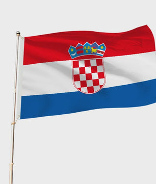 Kroatië Vlag 100D Polyester - Diverse Maten (90x150cm tot 192x288cm)