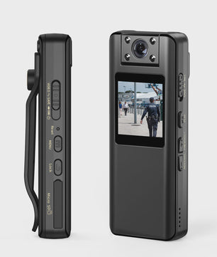 BOBLOV A22 Mini Bodycam 1080P HD met Nachtzicht en 180° Draaibare Lens