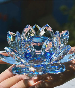 Kristallen Lotusbloem Decoratie - Feng Shui Sieraad & Uniek Cadeau