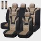 Luxe Leopard Print Autostoelhoes - Universeel & Winterklaar