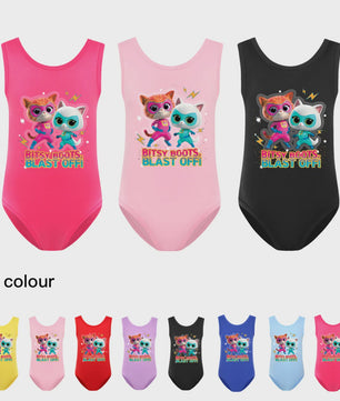 Super Kitties Kinder Zwempakje - Meisjes Badpak met Gabby Katten Print