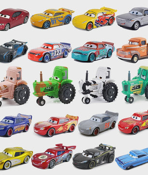 Disney Cars Speelgoed Auto's & Tractoren Set - Lightning McQueen, Cruz Ramirez & Meer