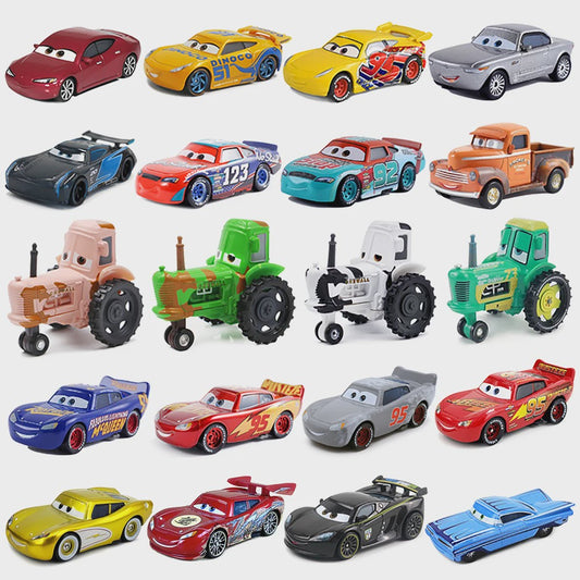 Disney Cars Speelgoed Auto's & Tractoren Set - Lightning McQueen, Cruz Ramirez & Meer
