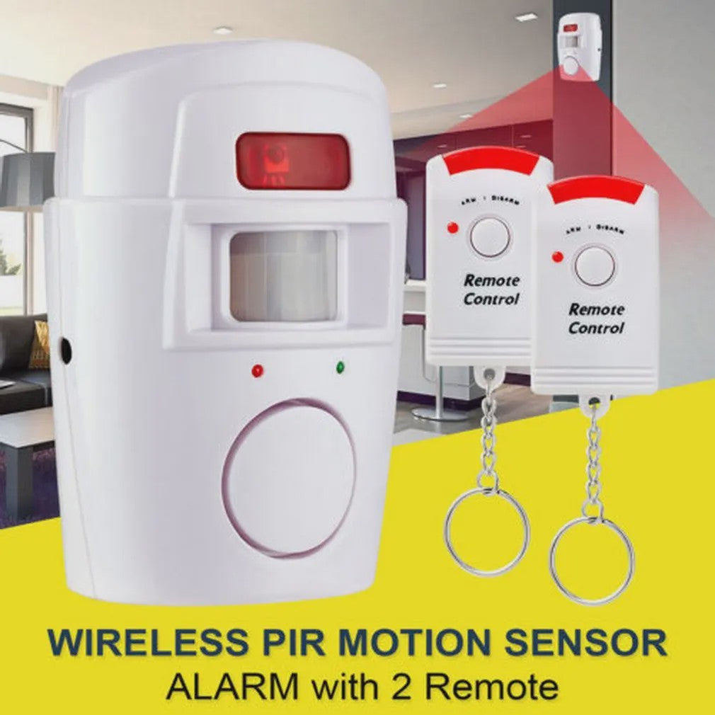Draadloos Bewegingsmelder Alarm met Afstandsbediening - Beveiliging voor Huis, Garage & Meer