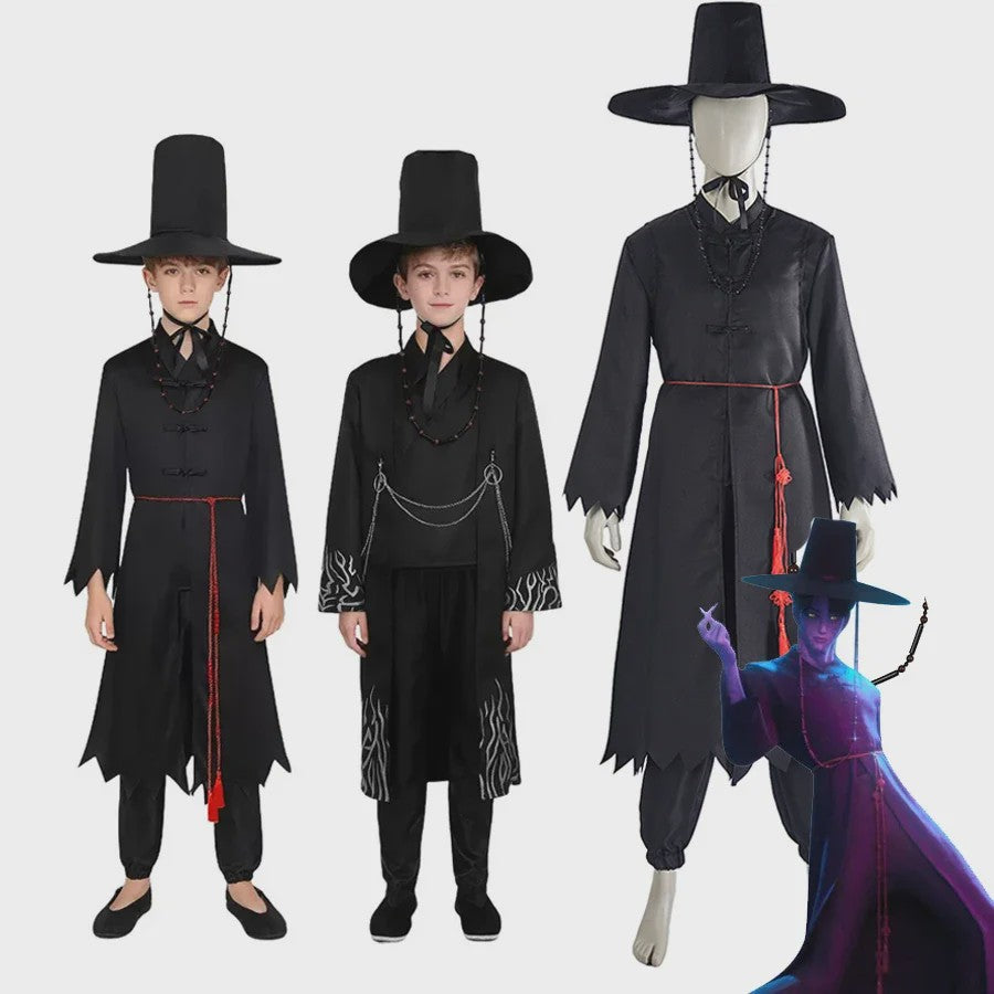 Unieke Jinu Uniform Kimono Cosplay Kostuum voor Kinderen en Volwassenen - Halloween & Feest