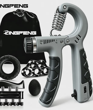Verstelbare Hand Grip Kracht Trainer Set (100/200kg) met Teller - Hand, Pols & Onderarm Oefening
