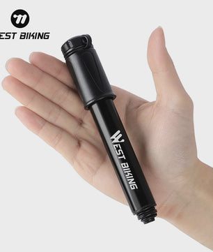 WEST BIKING Mini Fietspomp 100PSI Aluminium - Schrader & Presta Ventiel