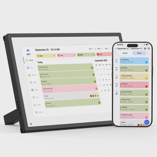 Interactief 10.1" Digitaal Kalender & Planner Scherm met Touchscreen
