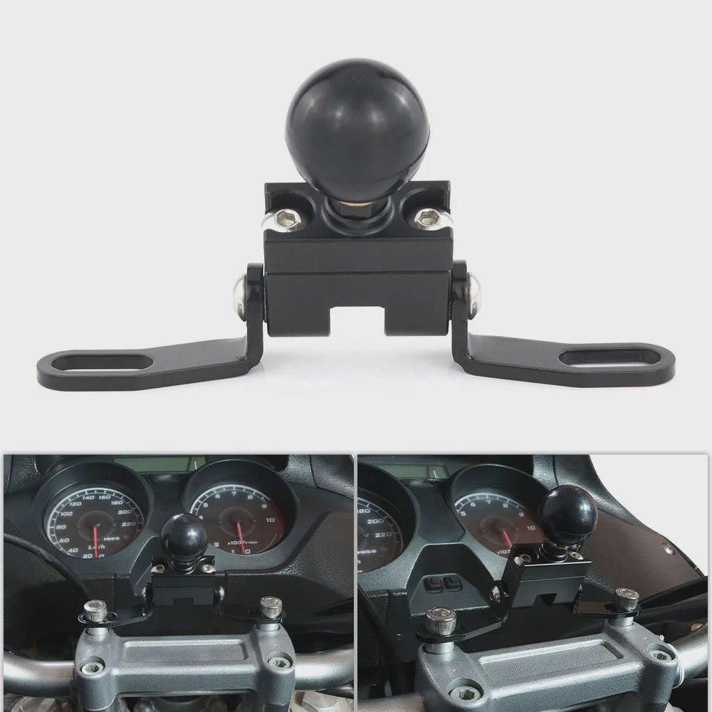GPS Navigatie Stuurklem Houder 22mm/28mm Motorfiets Mount Bracket