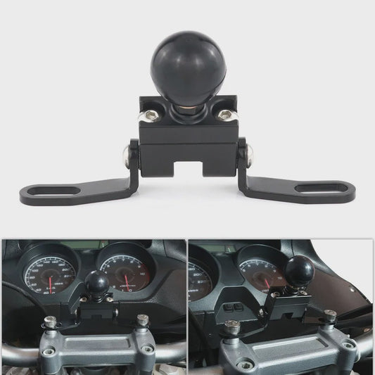 GPS Navigatie Stuurklem Houder 22mm/28mm Motorfiets Mount Bracket