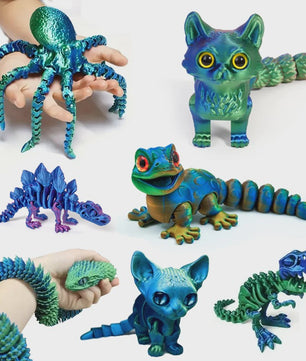 Bewegende 3D Geprinte T-Rex Dinosaurus - Realistisch Model voor Desktop Decoratie & Cadeau