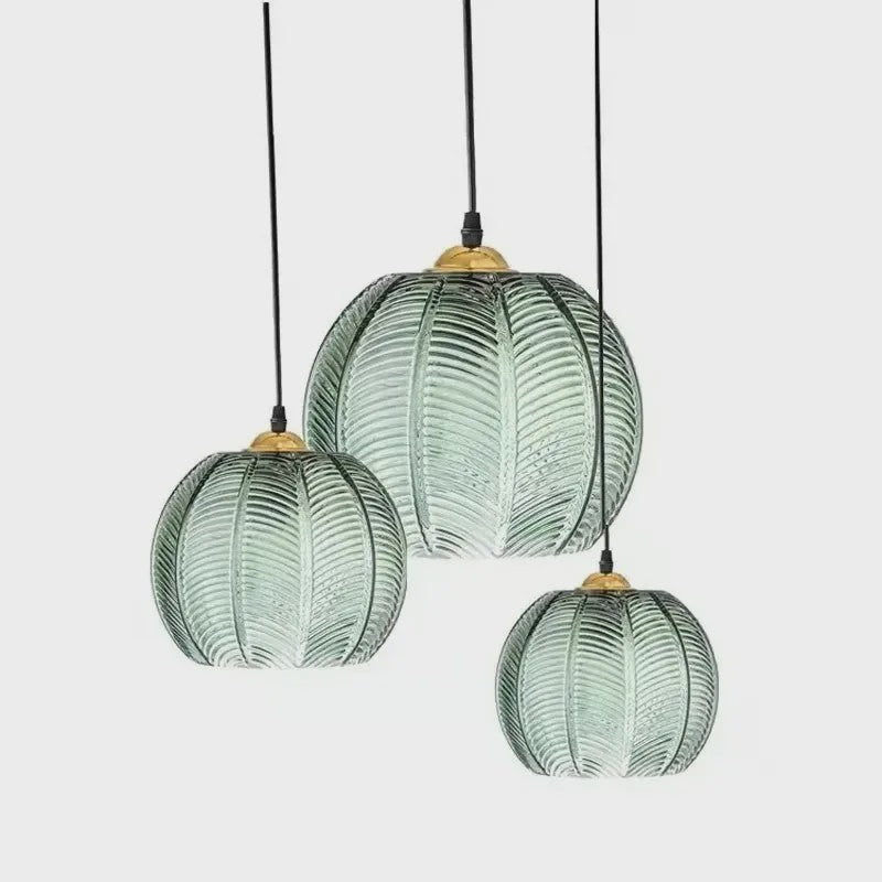 Nordic Vintage Glazen Hanglamp E27 - Verstelbaar - Stijlvol voor Keuken & Eettafel