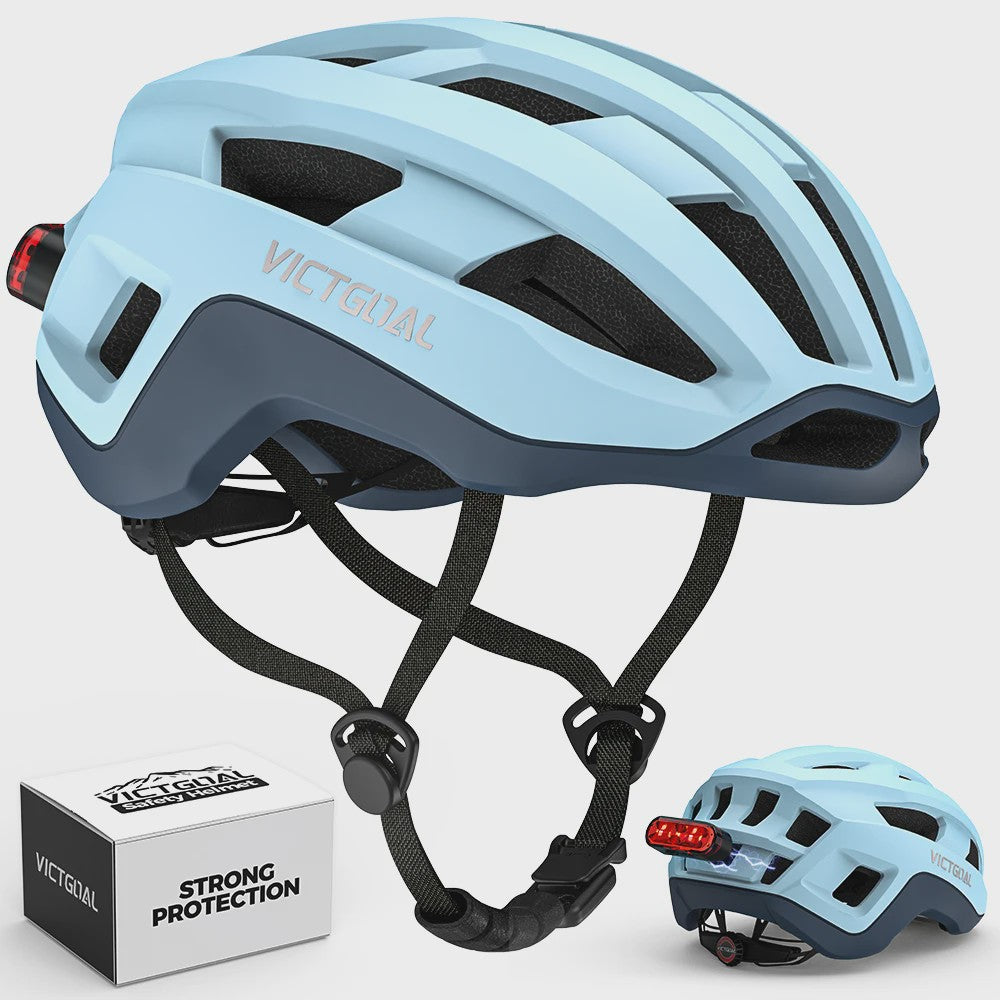Lichtgewicht Fietshelm met Magnetische Achterlicht voor Heren & Dames - Veiligheid voor MTB & Racefiets