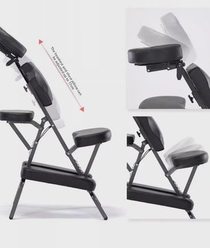 Opvouwbare Massage & Tattoeage Stoel: Draagbaar, Verstelbaar & Comfortabel voor Therapie