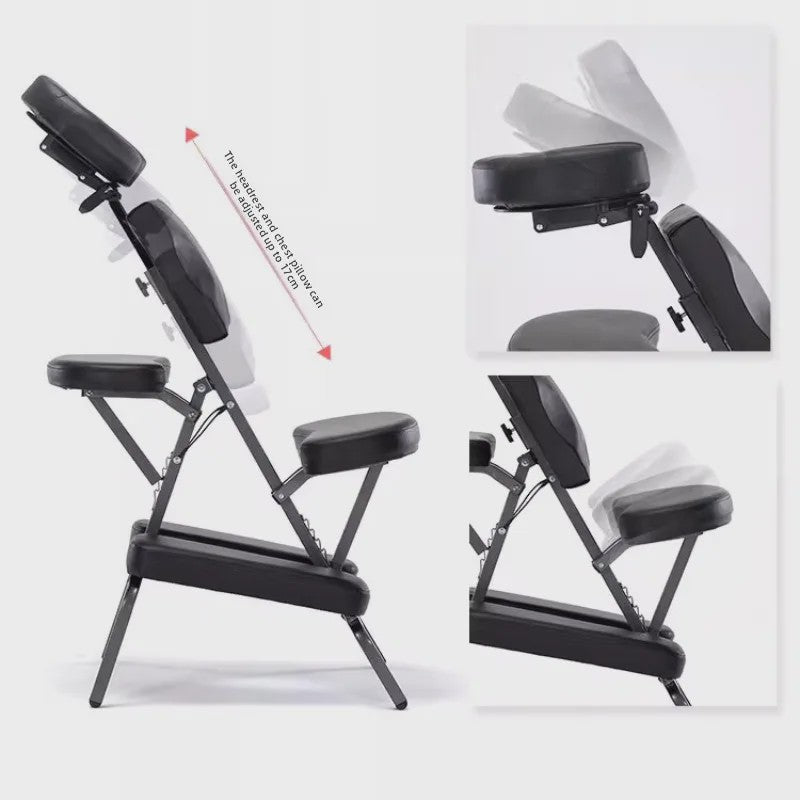 Opvouwbare Massage & Tattoeage Stoel: Draagbaar, Verstelbaar & Comfortabel voor Therapie