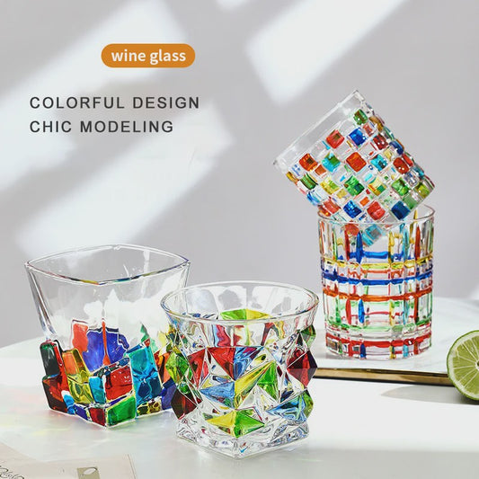 PINNY Kristallen Glas 300ML - Stained Crystal, Vintage Stijl