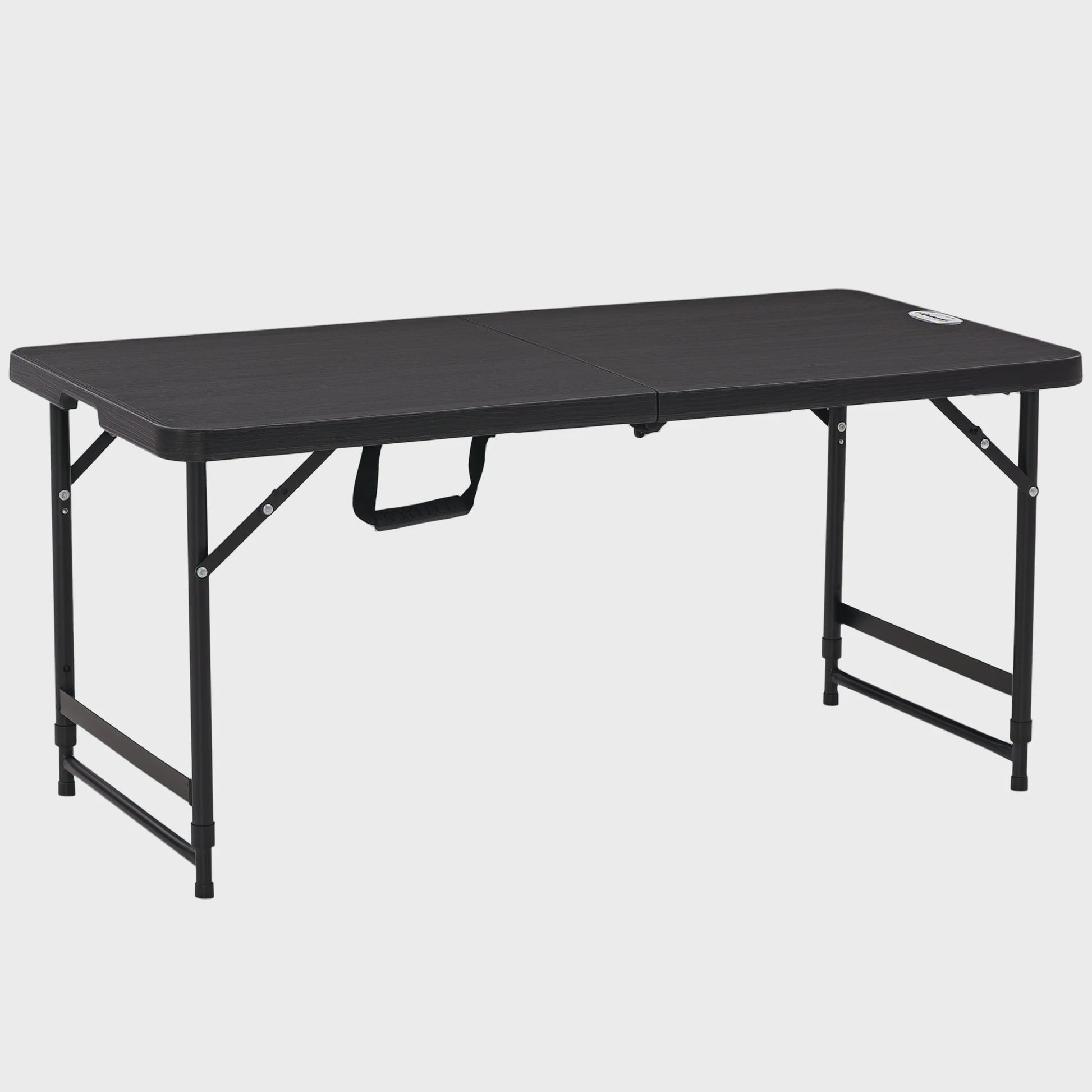 Outsunny Opvouwbare Campingtafel voor 4 Personen - In hoogte Verstelbaar, 118x60x74 cm