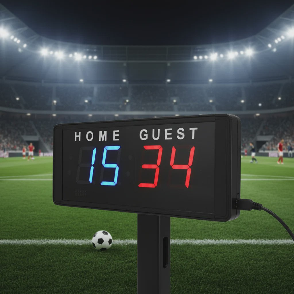 Professioneel LED Scorebord met Timer & Afstandsbediening - Instelbare Helderheid