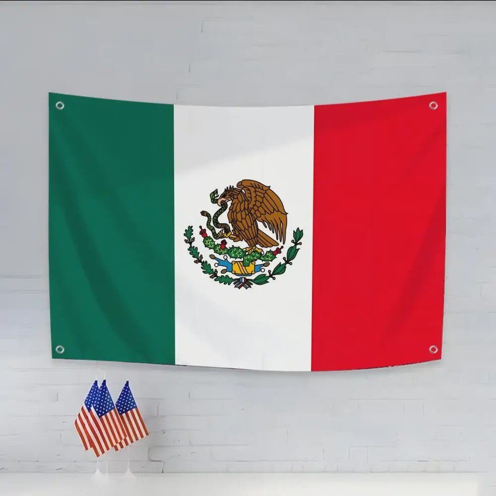 Mexicaanse Vlag - Duurzaam & Decoratief voor Binnen en Buiten