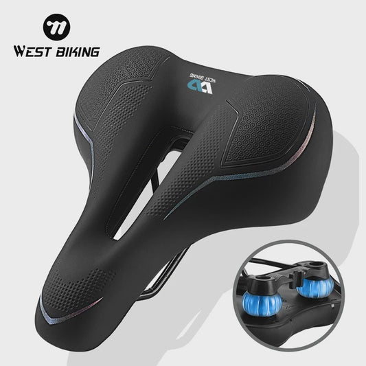 WEST BIKING Fietszadel MTB Racefiets - Ademend, Schokabsorberend & Waterdicht