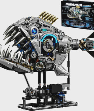 Mechanische Piranha Bouwset - 1085 Stukjes - STEM & Creatief Speelgoed