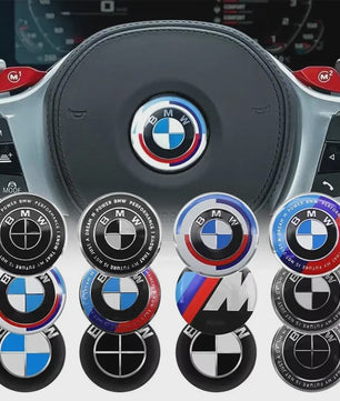 45mm BMW Stuurwiel Badge Embleem Sticker - M Performance Styling